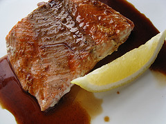grilled salmon