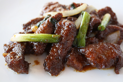 Mongolian beef is another dish