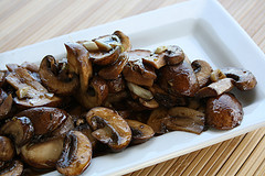 Sauteing Mushrooms