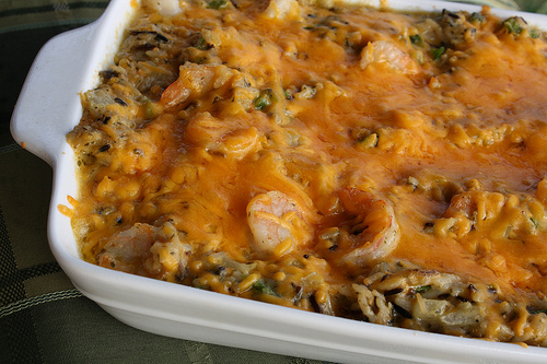 Shrimp casserole and recipes