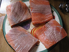 grilled salmon