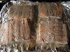 grilled salmon