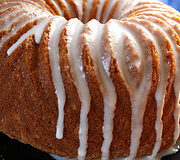 Prepared 7-up Bundt cake