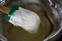 Banana cake batter