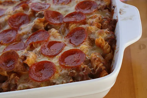 Pizza Casserole Recipe - BlogChef