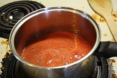 strawberry sauce for cheesecake