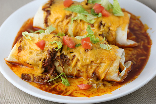 BlogChef smothered burritors, prepared