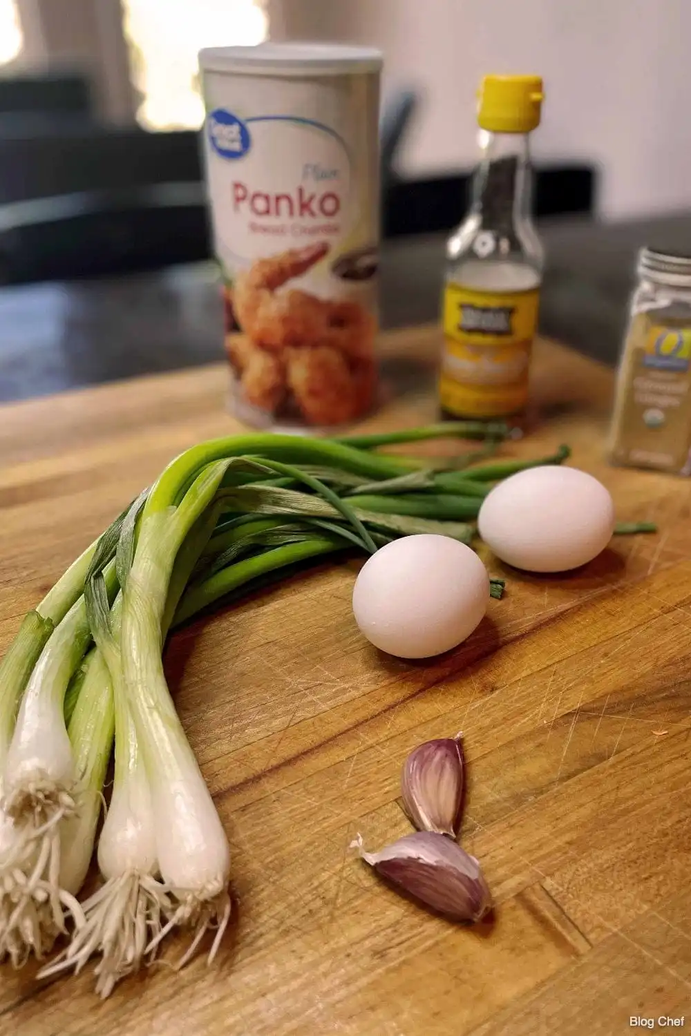 Ingredients for Hoisin meatballs. 