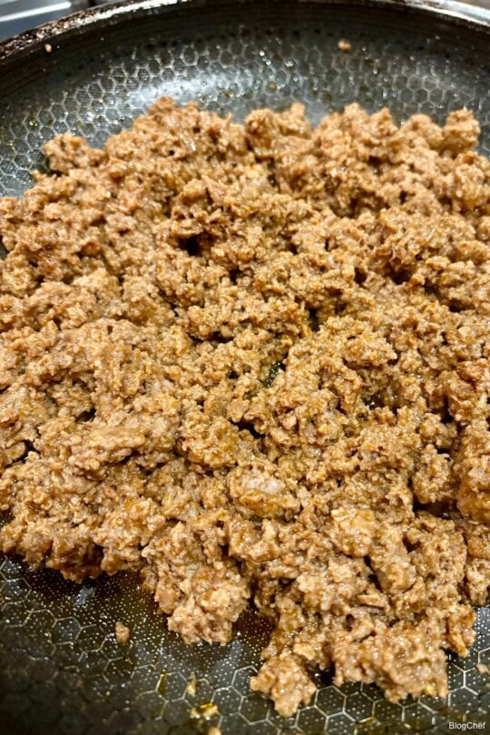 seasoned ground beef