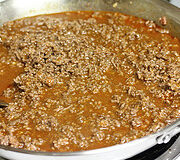 Ground beef for taco bell tacos