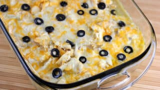 White Chicken Enchilada Bake Recipe Blogchef