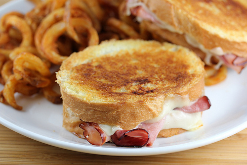 Honey Mustard Ham Grilled Cheese Recipe  BlogChef