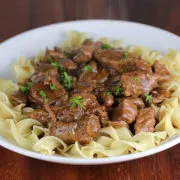 Slow Cooker Beef Tips Recipe - BlogChef