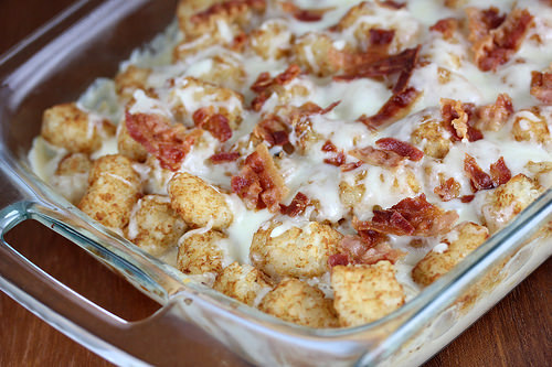 Chicken Bacon Ranch Tater Tot Bake Recipe Blogchef