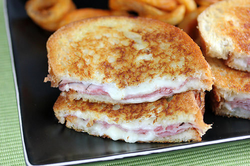 Ham and Jack Grilled Cheese