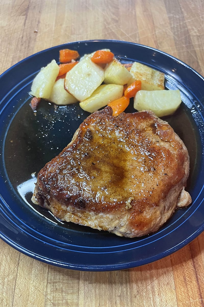 Balsamic Glazed Pork Loin Chops Recipe - BlogChef