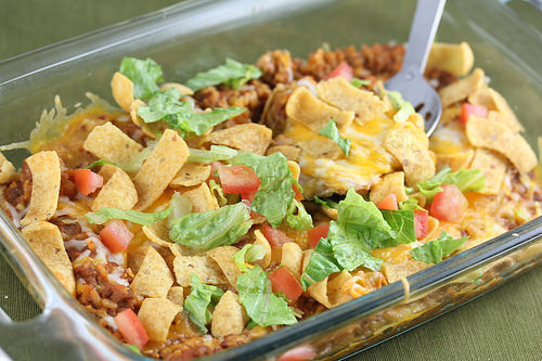 Frito taco casserole