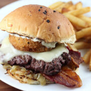 prepared roadhouse burger