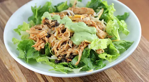 Chicken and Black Bean Taco Salad