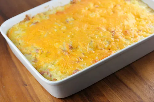 Ham and Hash Brown Casserole