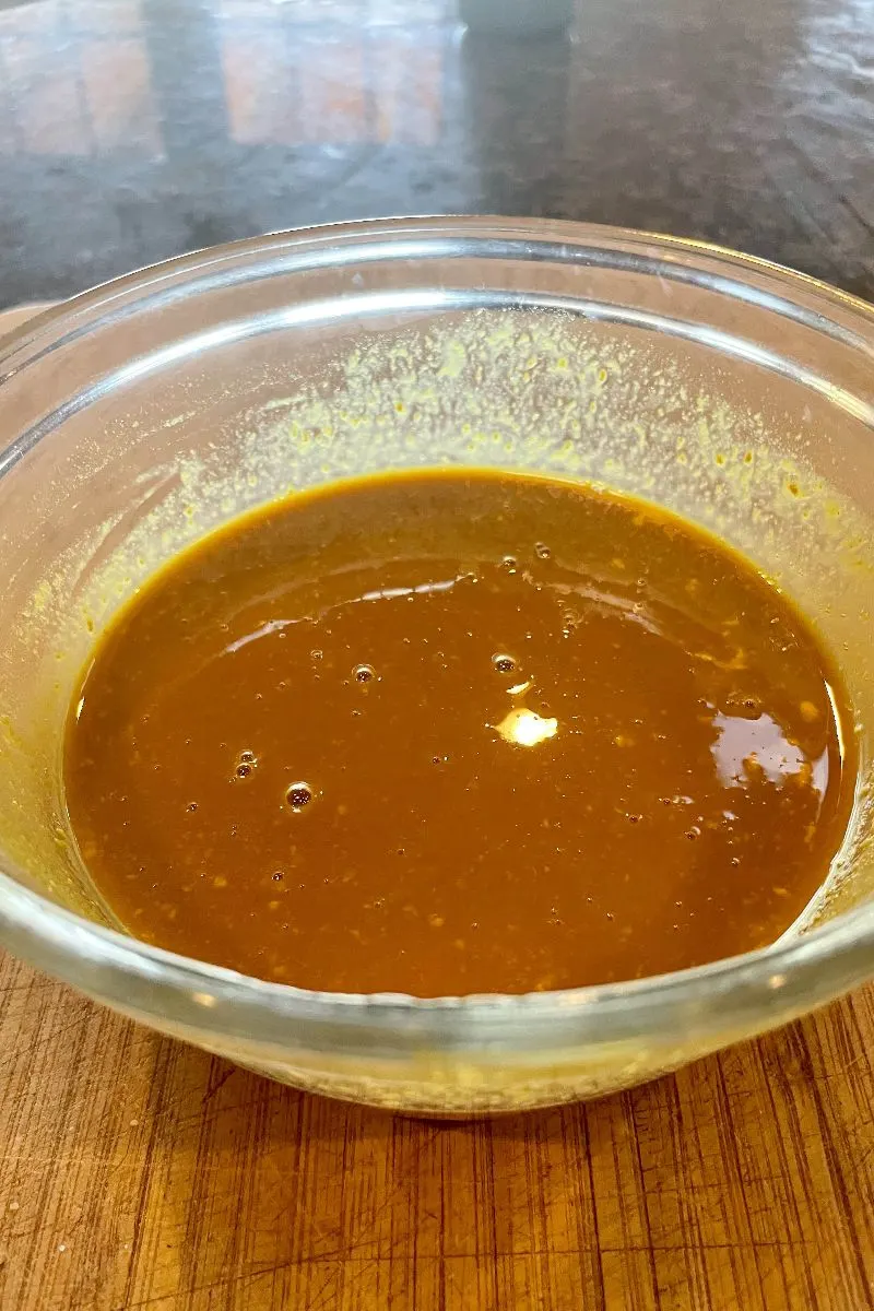 KFC Georgia Gold BBQ sauce in a bowl.