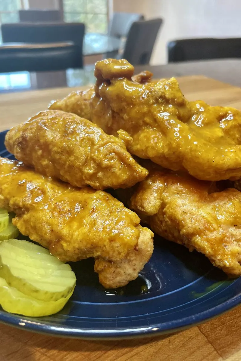 Prepared KFC Georgia Gold chicken.