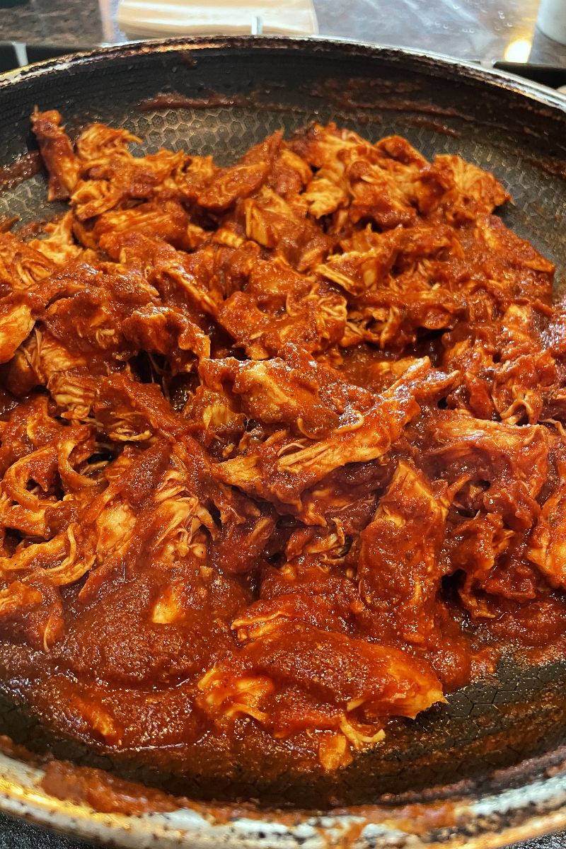 Seasoned chicken for Doritos chicken nachos.