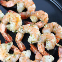 Garlic Butter Grilled Shrimp