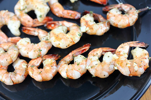 Garlic Butter Grilled Shrimp