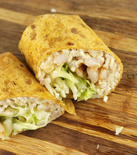 Cajun Shrimp Wraps Recipe Blogchef 2287