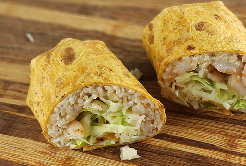 Cajun Shrimp Wraps