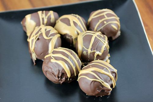 Peanut Butter Brownie Truffles