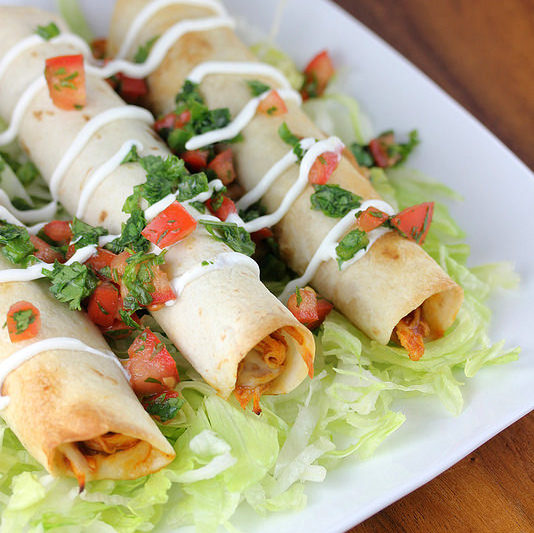 Baked Chicken Taquitos Recipe BlogChef