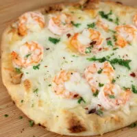 Shrimp Scampi Flatbread Pizza