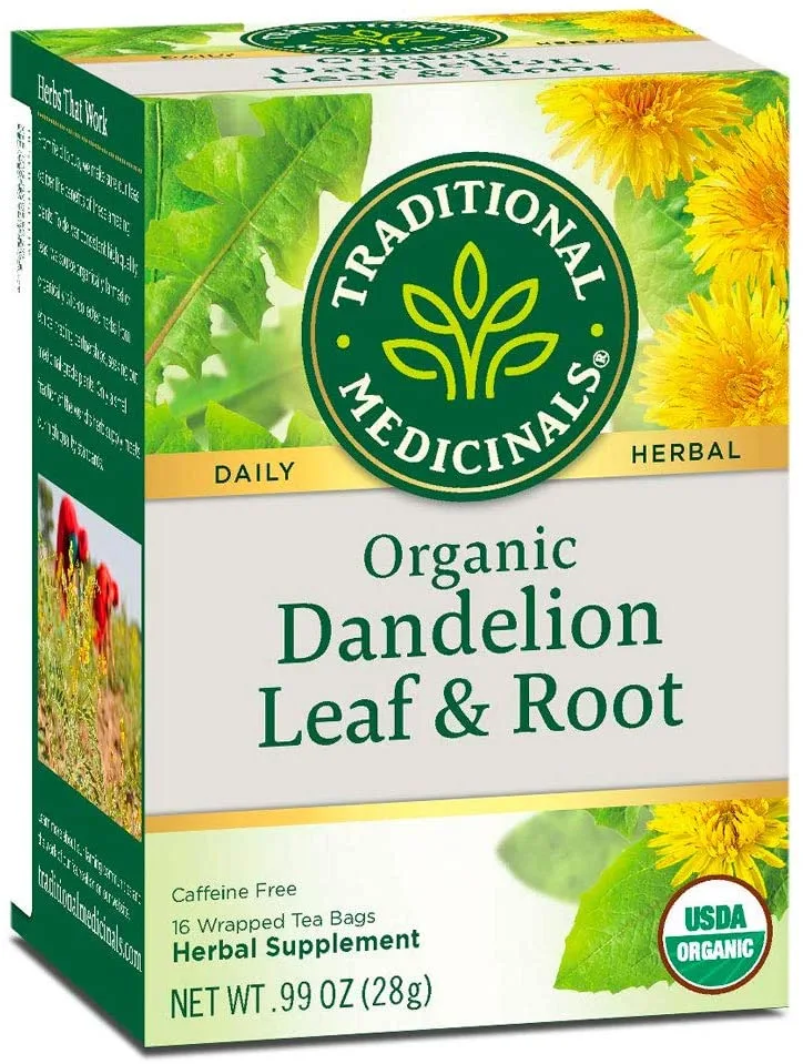 Traditional Medicinals Tea, Organic Dandelion Leaf and Root