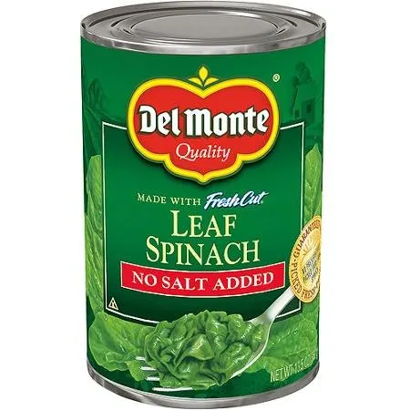 Del Monte No Salt Added Leaf Spinach