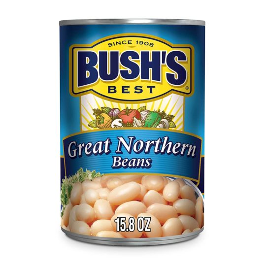 BUSH'S BEST Canned Great Northern Beans