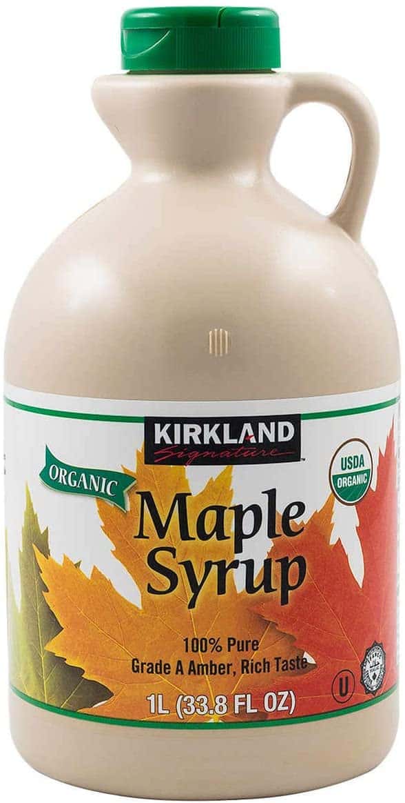 irkland Signature Organic Gluten Free 100% Pure, Grade A Amber Rich Maple Syrup