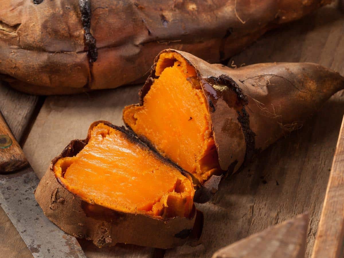 Cook Sweet Potato : Cooked Sweet Potatoes Stock Image Image Of Bake Carbohydrate 147685365 - Bake the sweet potatoes for 30 minutes.