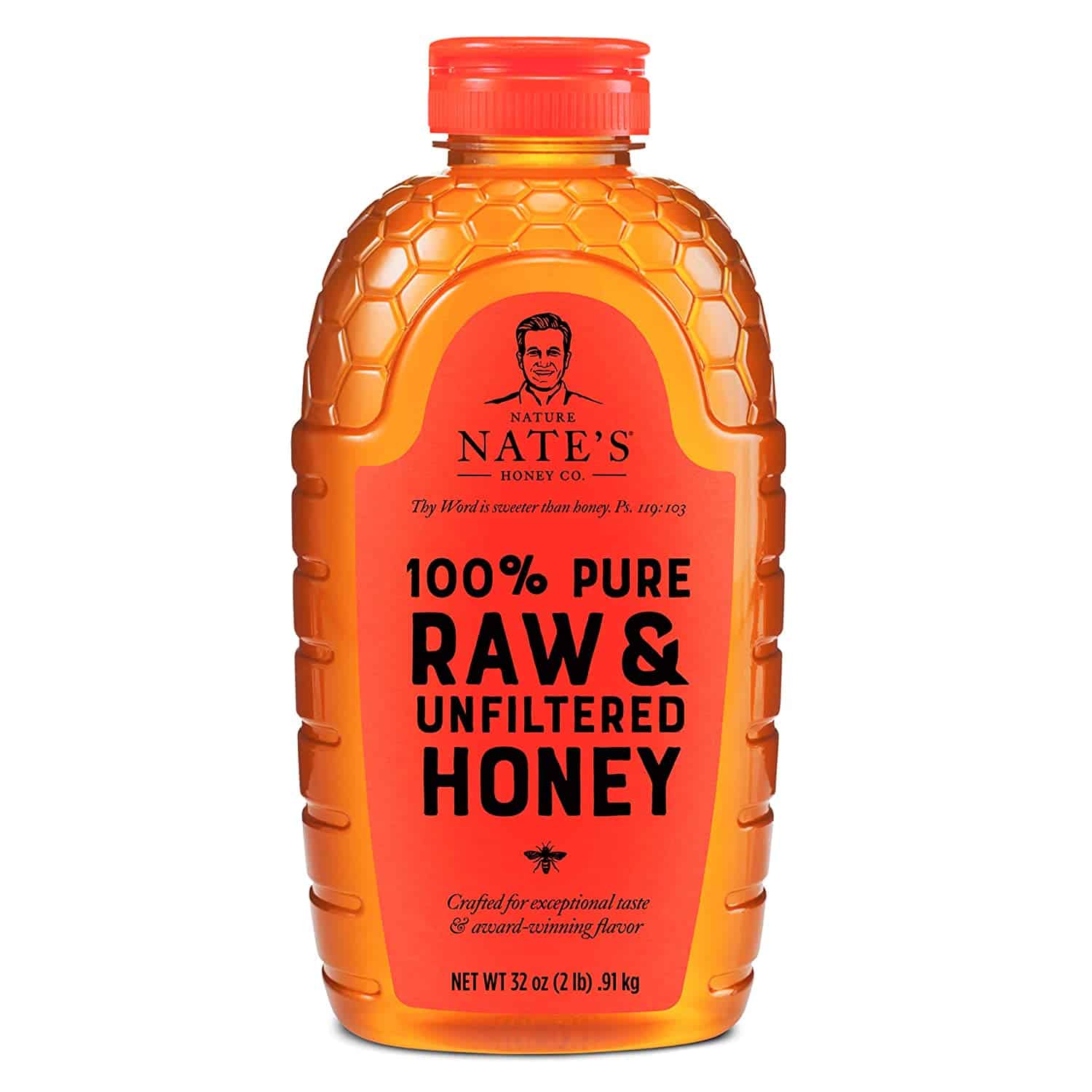 Nature Nate’s 100% Pure, Raw & Unfiltered Honey