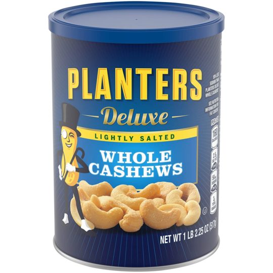 Planters Deluxe Lightly Salted Whole Cashews