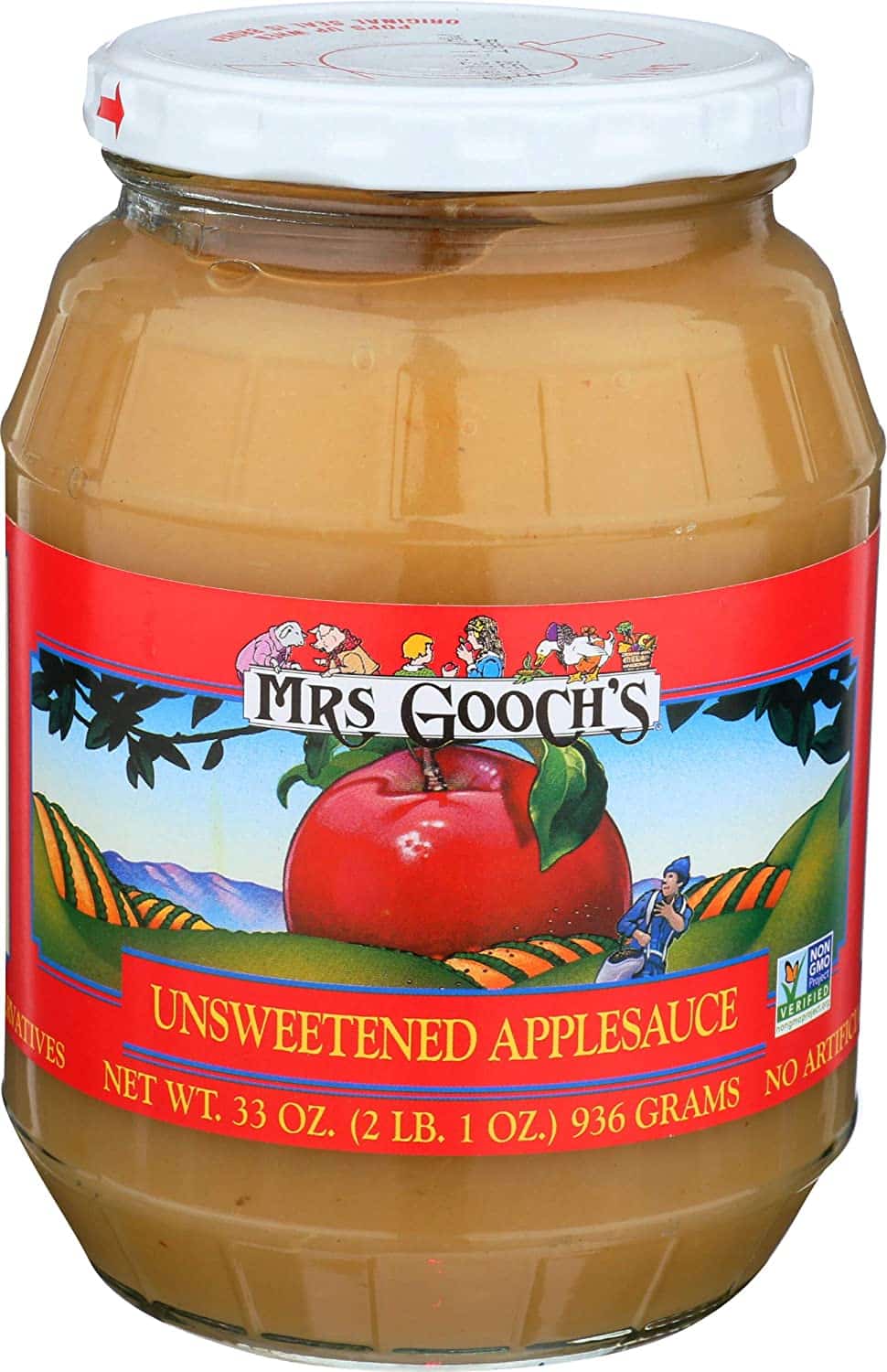 Goochs Grocery, Applesauce, 33 Ounce