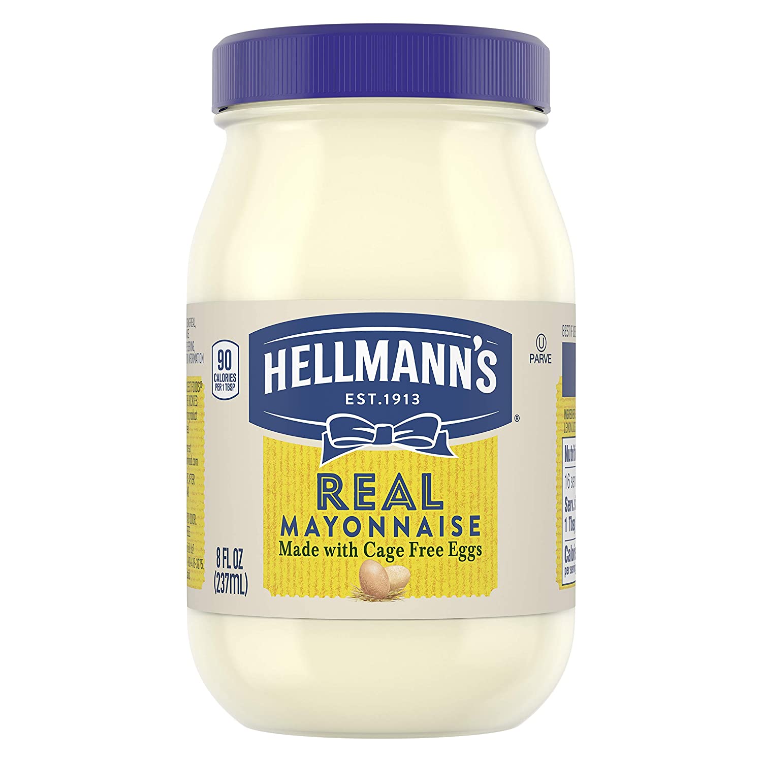 Hellmann's Mayonnaise, Real, 8 oz