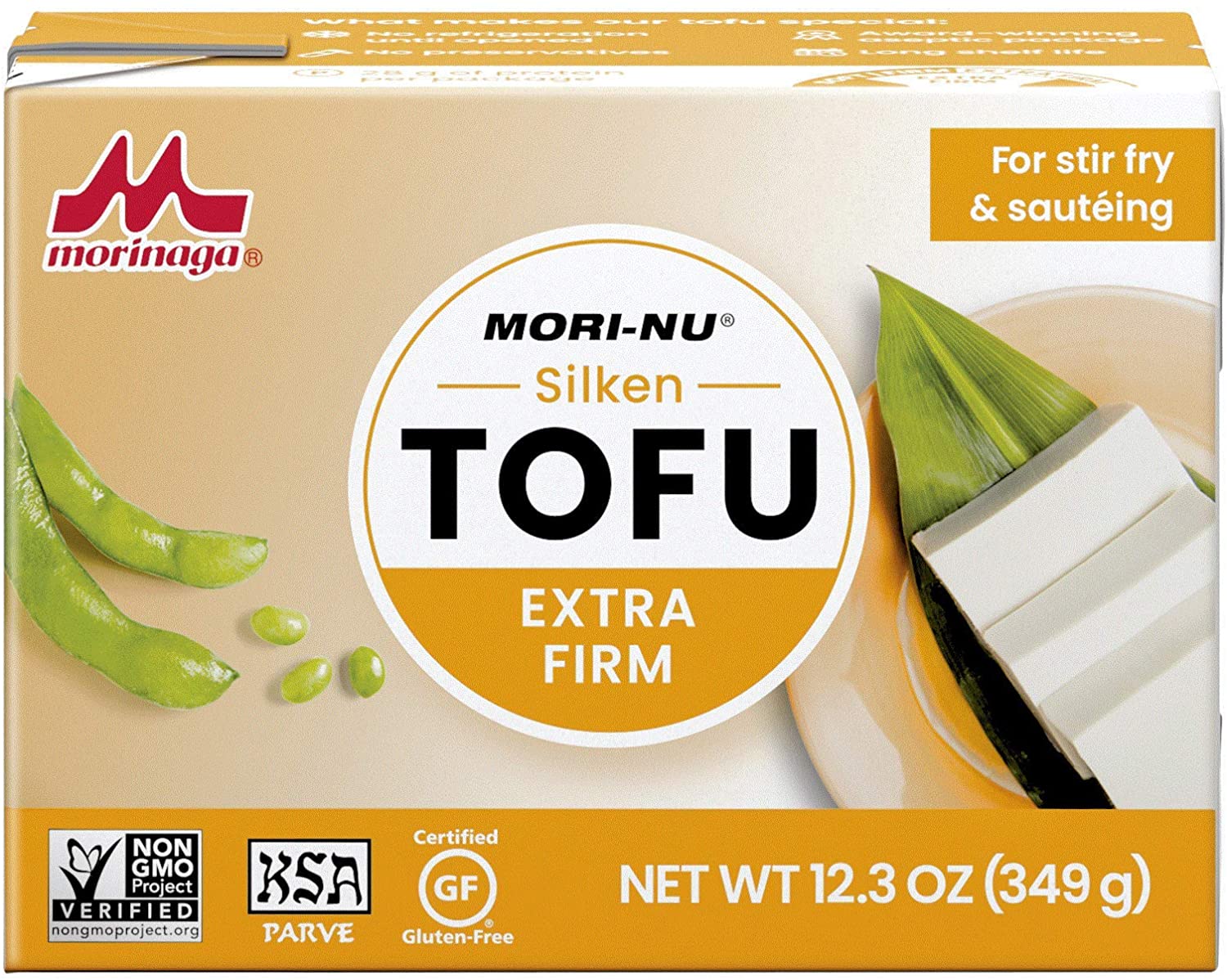 Mori-Nu Silken Extra Firm Tofu 12.3oz x 12 Pack