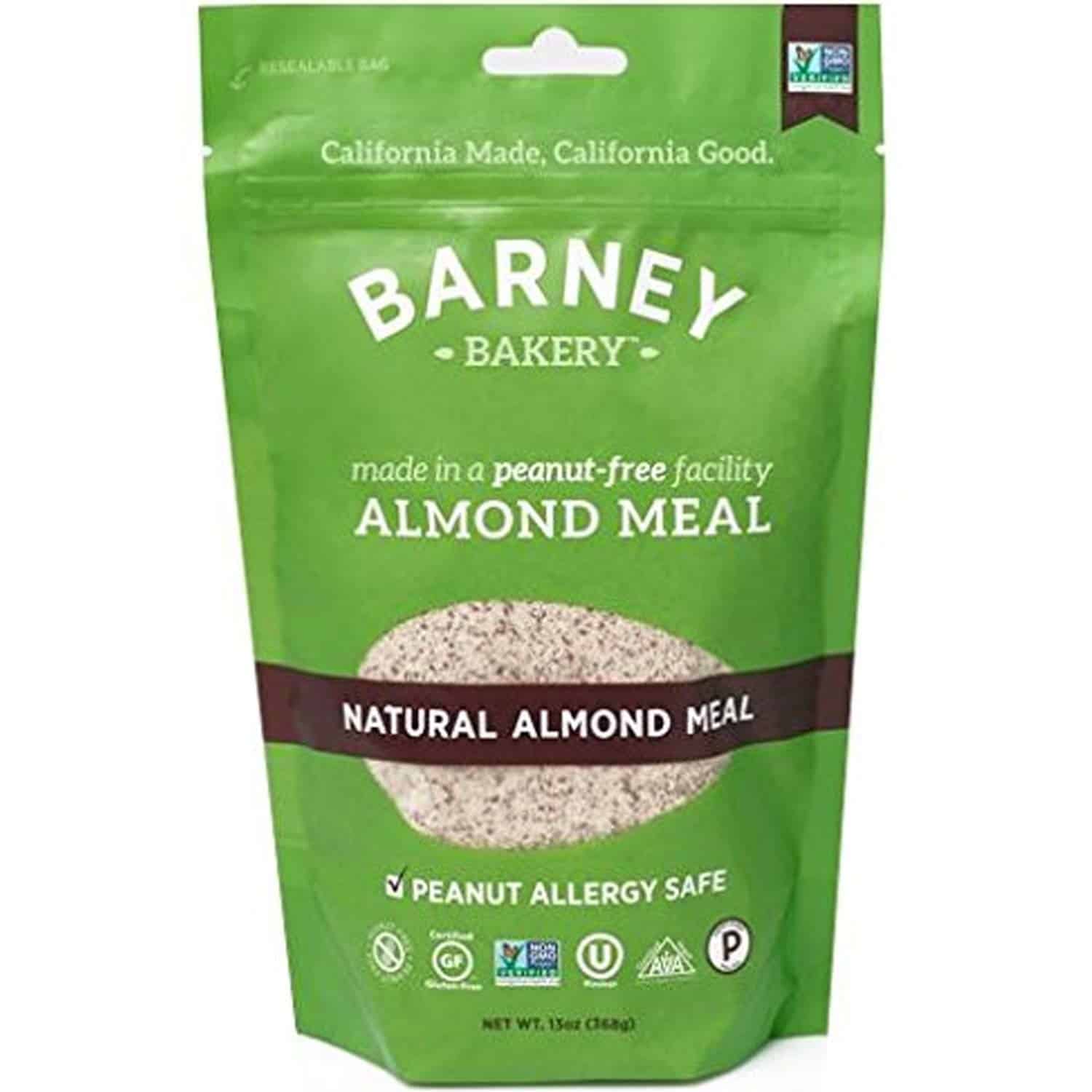 Barney Butter Natural Paleo KETO NonGMO PeanutFree, Almond Meal, 13 Ounce