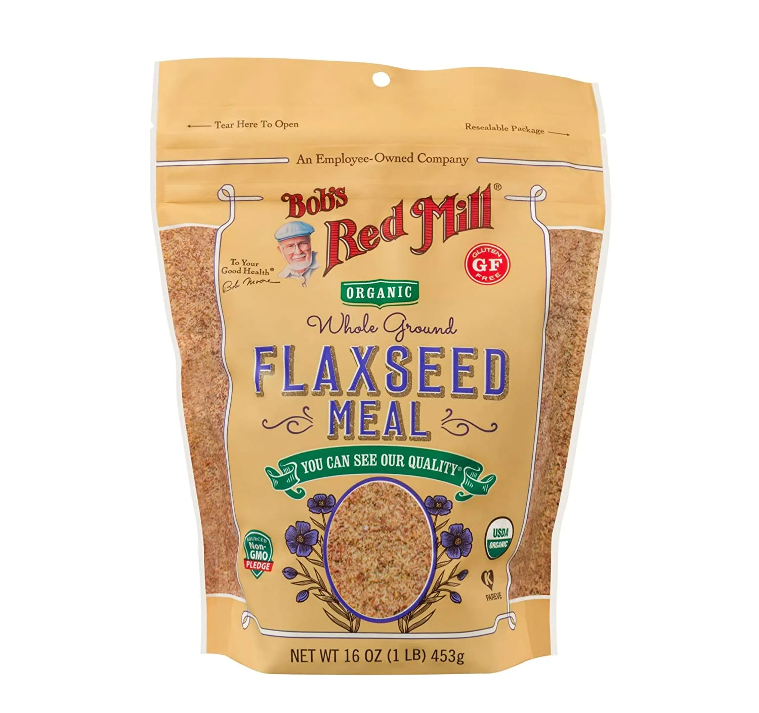 Bob's Red Mill Organic Brown Flaxseed Meal, 16 Ounce