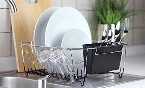 Deluxe Chrome-Plated Steel Small Dish Drainers