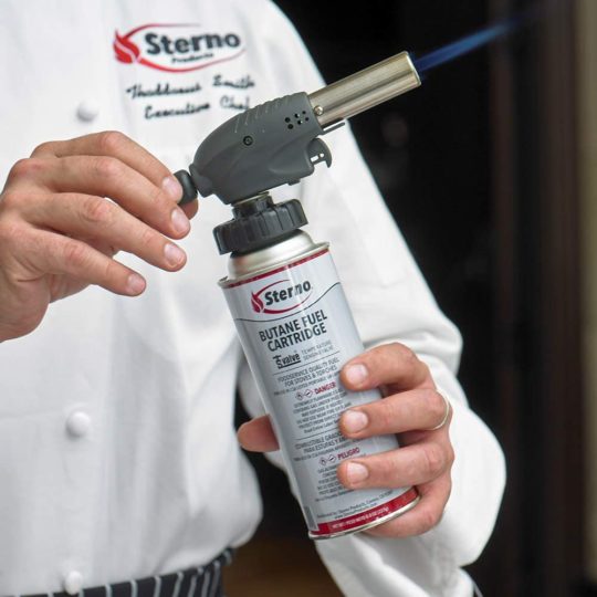 Sterno Professional Culinary Torch, One Size, Black