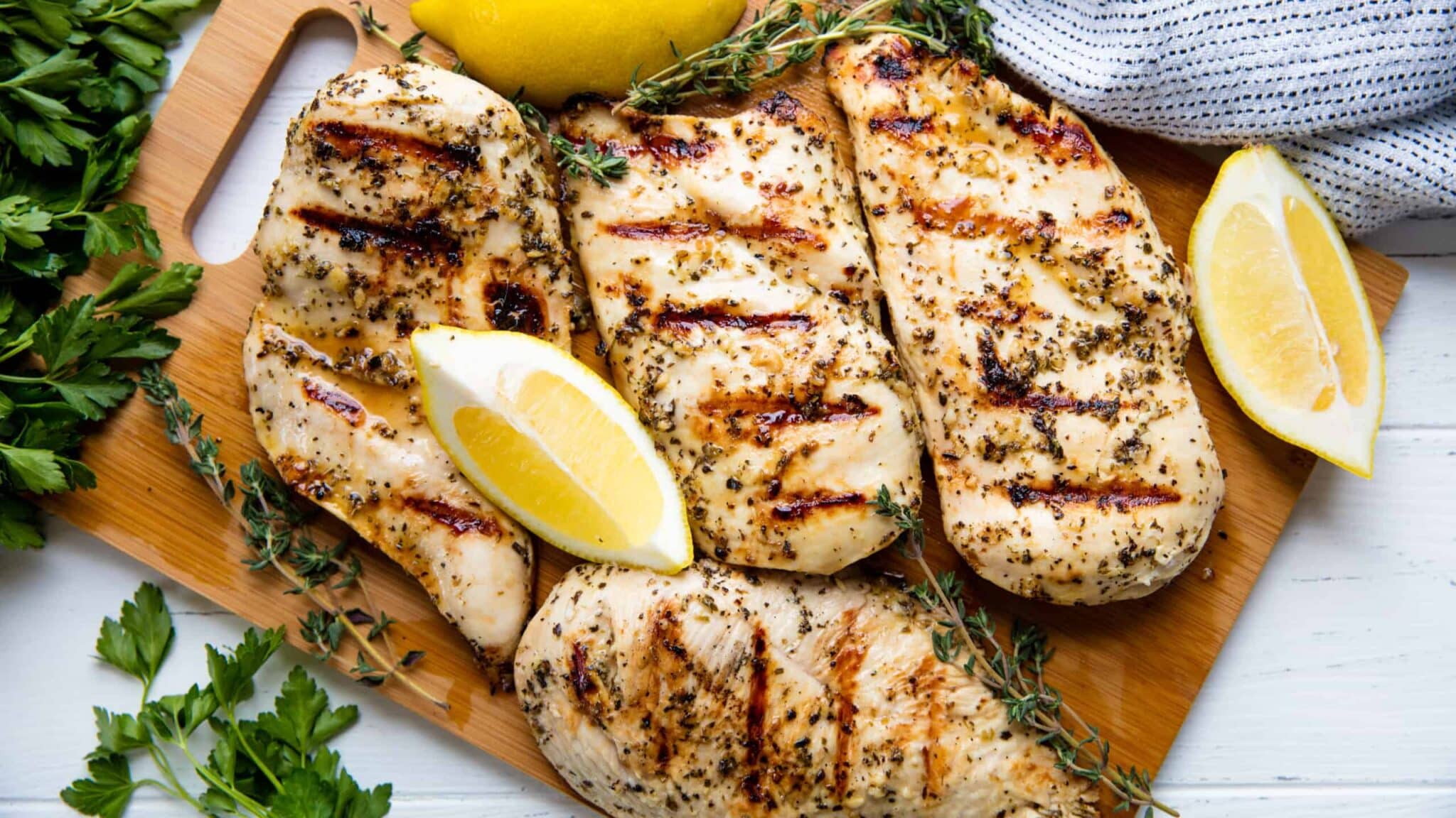 Grilled chicken tenders