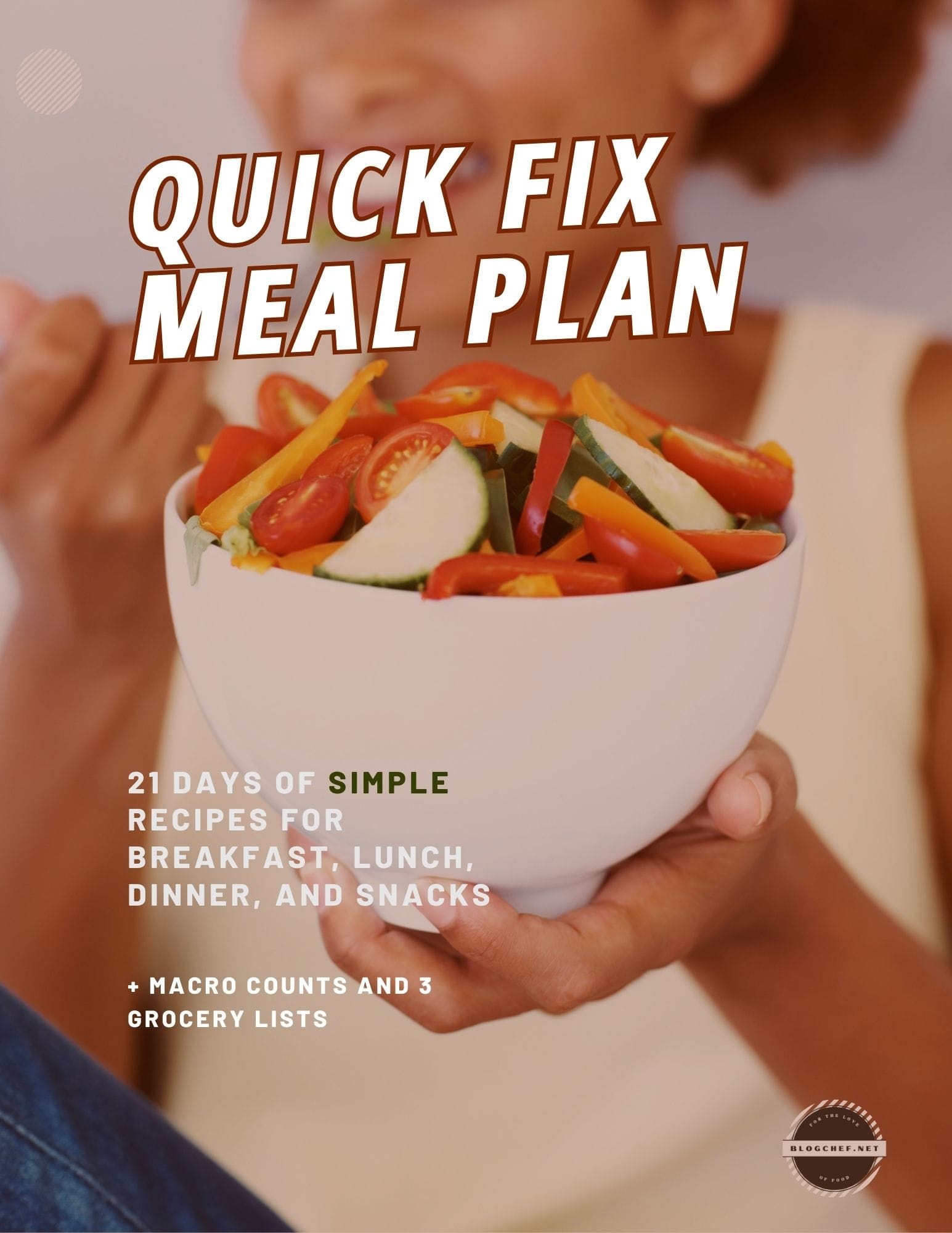 BlogChef quick fix meal plan